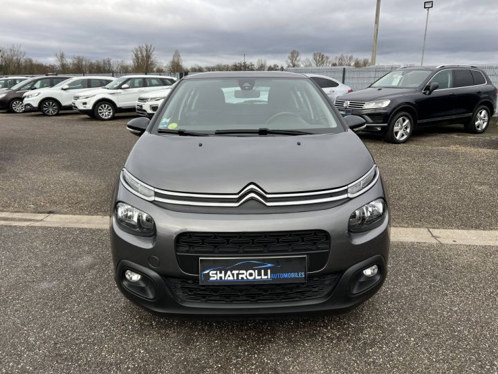 Citroen C3 Citroën CTTE 1.5 BlueHDi 100ch 1erMain GPS Carplay TVA20% 7,500 Euro H.T. GRIS - 3