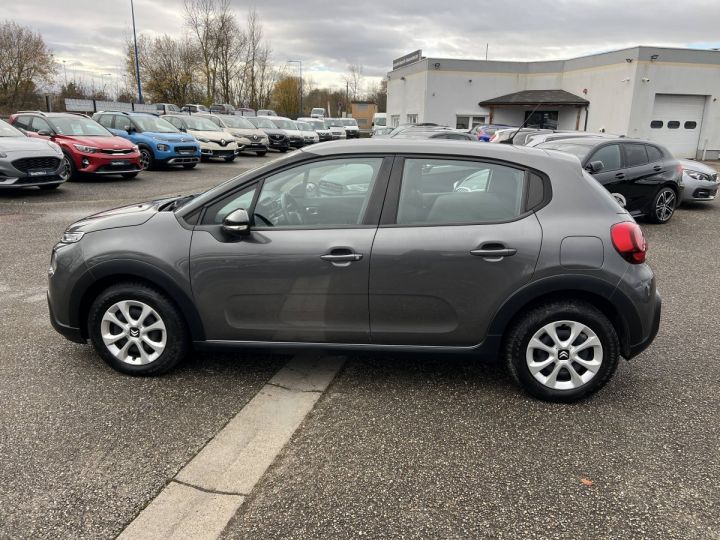 Citroen C3 Citroën CTTE 1.5 BlueHDi 100ch 1erMain GPS Carplay TVA20% 7,500 Euro H.T. GRIS - 9