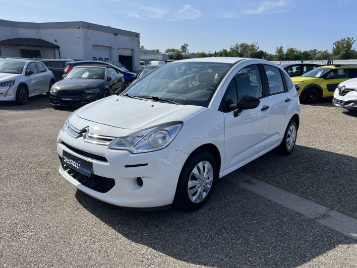 Citroen C3 Citroën II 1.6 BlueHDi 75ch CTTE 2Places Clim Régulateur TVA20% Récupérable BLANC - 4