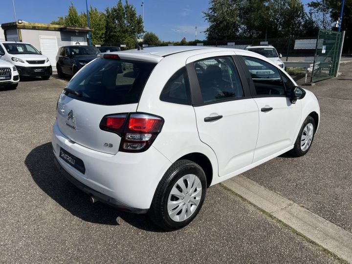 Citroen C3 Citroën II 1.6 BlueHDi 75ch CTTE 2Places Clim Régulateur TVA20% Récupérable BLANC - 5