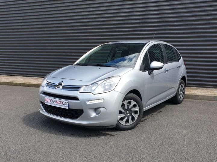Citroen C3 ii phase 2 1.4 hdi 68 club entreprise - tva places Gris Occasion - 1