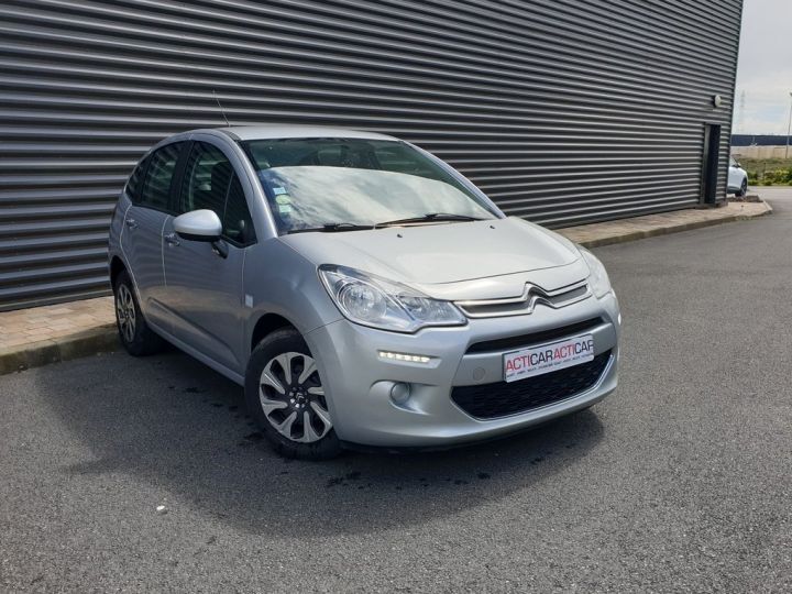 Citroen C3 ii phase 2 1.4 hdi 68 club entreprise - tva places Gris Occasion - 2
