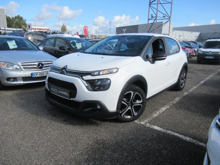 Citroen C3 SOCIETE BLUEHDI 100 SetS BVM6 FEEL NAV Blanc - 1