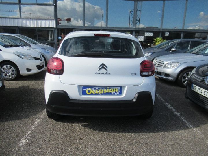 Citroen C3 SOCIETE BLUEHDI 100 SetS BVM6 FEEL NAV Blanc - 5