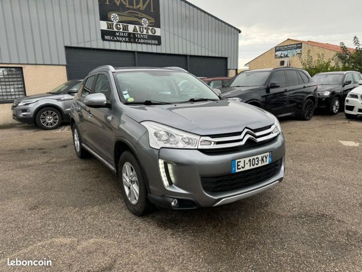 Citroen C4 Aircross 4x4 1.6 hdi 115 ch s&s exclusive- camera Gris - 2