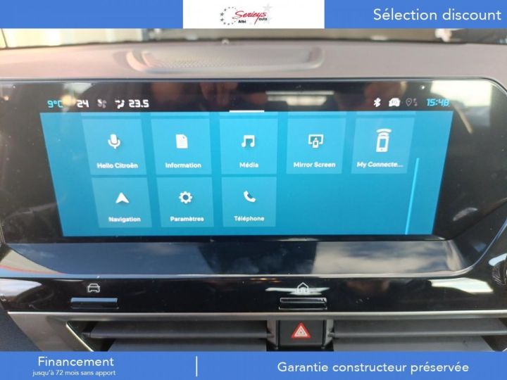 Citroen C4 BUSINESS BlueHDi 130 EAT8 CAMERA AR+JA18+MAIN LIBRE+GPS NOIR PERLA METAL - 15