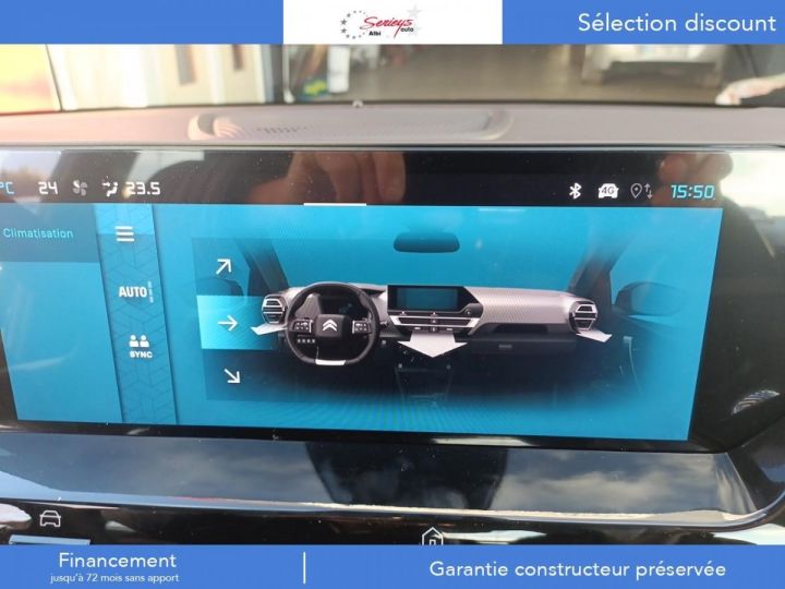 Citroen C4 BUSINESS BlueHDi 130 EAT8 CAMERA AR+JA18+MAIN LIBRE+GPS NOIR PERLA METAL - 19