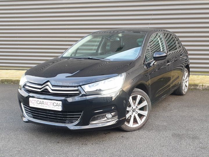 Citroen C4 ii phase 2 1.6 bluehdi 120 shine eat6 . bva Noir Occasion - 1