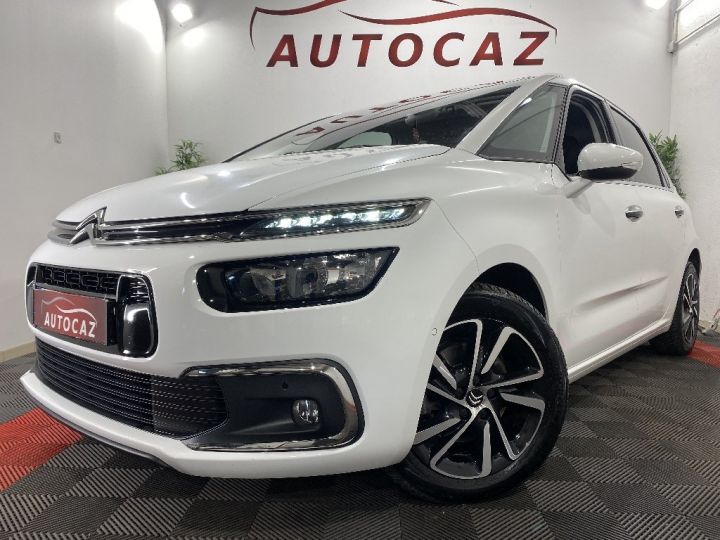 Citroen C4 Picasso 1.6 THP 165 (4 CYLINDRES) EAT6 Shine +49000KMS Blanc Nacré - 2