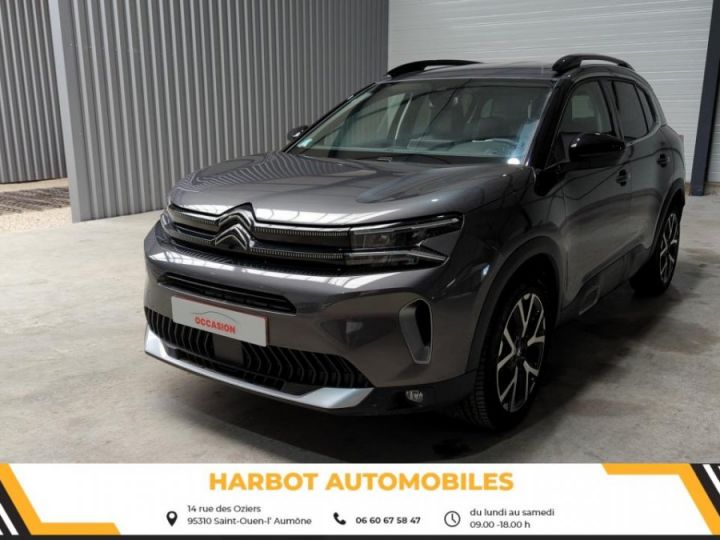 Citroen C5 aircross 1.2 puretech 130cv eat8 shine pack + hayon mains libres + recharge smartphone Gris platinium - 2