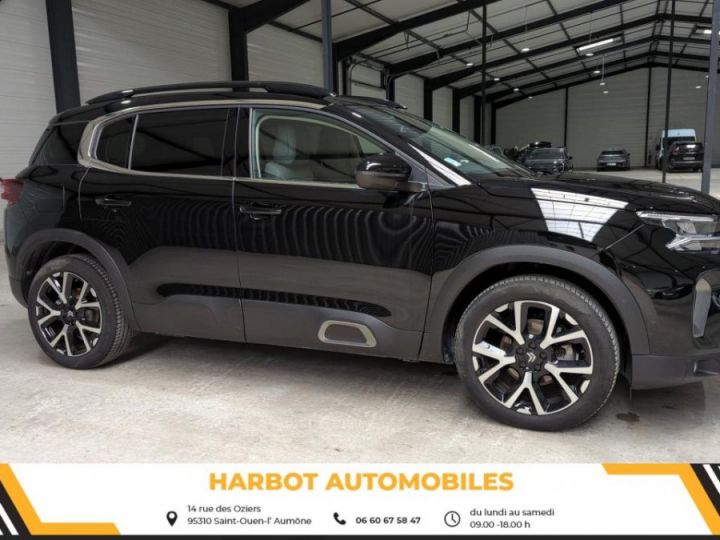 Citroen C5 aircross 1.2 puretech 130cv eat8 shine pack + hayon mains libres + toit pano Noir perla nera - 1