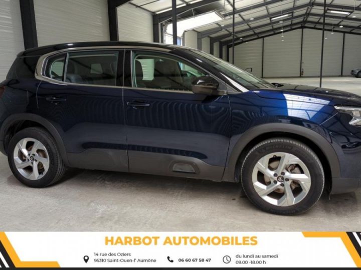 Citroen C5 aircross 1.5 bluehdi 130cv eat8 feel + radar av + camera de recul Bleu eclipse / toit noir - 1