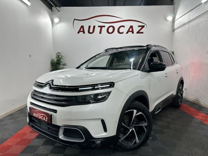 Citroen C5 AIRCROSS BlueHDi 130 Shine +78000KMS+2020 +TOIT OUVRANT Blanc Nacré - 1