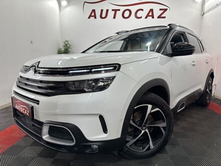 Citroen C5 AIRCROSS BlueHDi 130 Shine +78000KMS+2020 +TOIT OUVRANT Blanc Nacré - 2