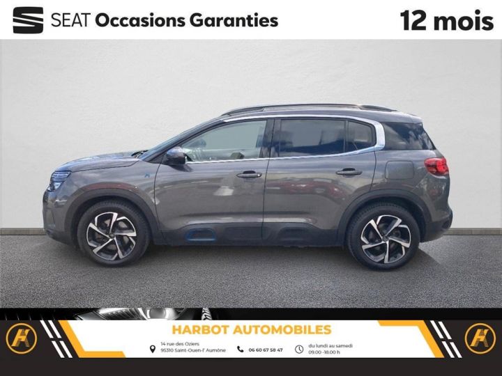 Citroen C5 aircross Hybride rechargeable 225 s&s e-eat8 shine Gris Clair, Métallisé, GRIS - 7