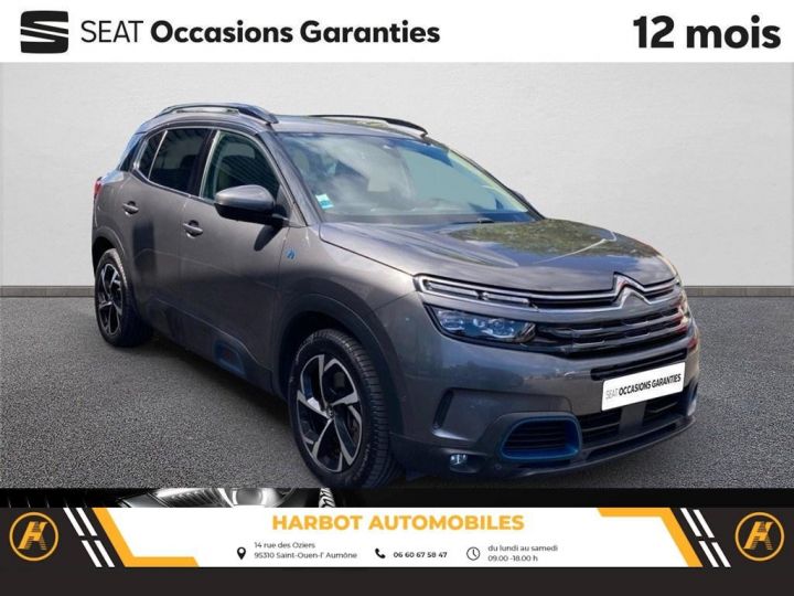 Citroen C5 aircross Hybride rechargeable 225 s&s e-eat8 shine Gris Clair, Métallisé, GRIS - 10