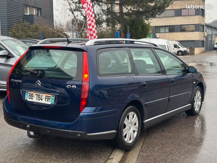 Citroen C5 Citroën Break 2.0 HDI 138 Sillage BVA Bleu - 2