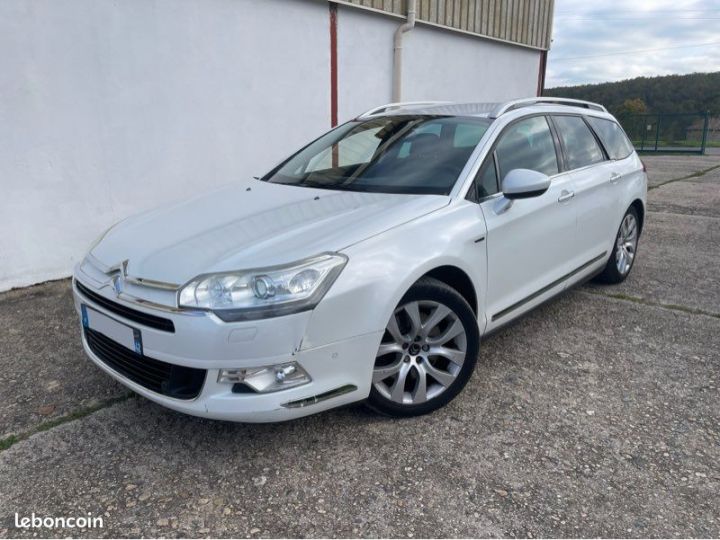 Citroen C5 Citroën tourer 2.2HDI 204cv Blanc - 1