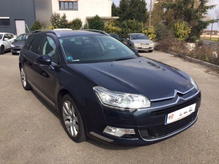 Citroen C5 TOURER 2.2 HDI 204 EXCLUSIVE BVA     Diesel BLEU FONCE METAL - 2