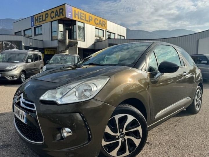 Citroen DS3 1.6 E-HDI90 SO CHIC 4CV Marron - 1