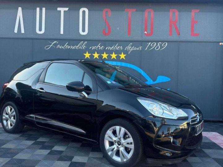 Citroen DS3 CABRIO CARIOLET 1.2 VTI PURETECH SO CHIC Noir - 2