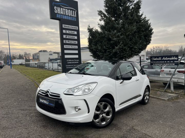 Citroen DS3 Citroën 1.6 VTi 120CH So Chic Clim Régulateur Entretien à Jour BLANC - 1