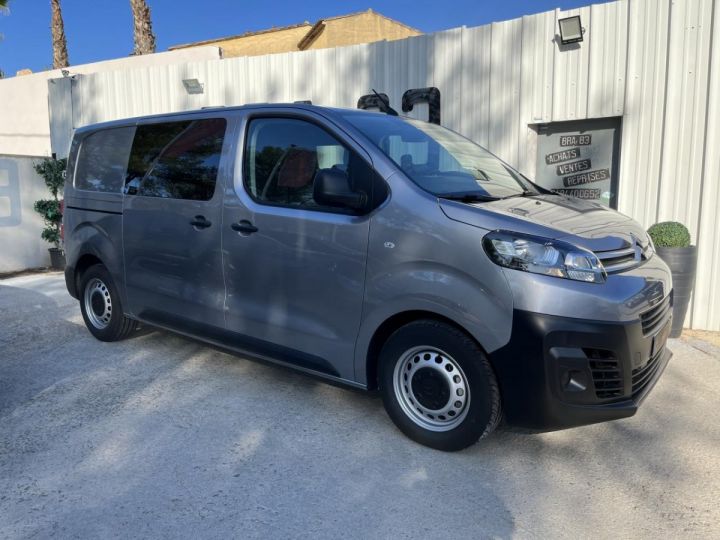 Citroen Jumpy M 2.0 BlueHDi - 145 III CABINE APPROFONDIE Cabine approfondie Fixe PHASE 1 Gris métallisé - 1