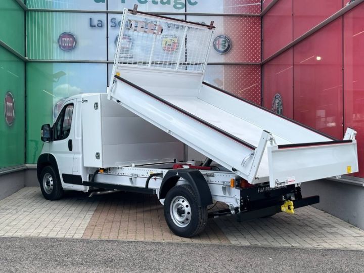 Commercial car Fiat Ducato Back Dump/Tipper body Benne 3.5 L H3-Power 140ch Maxi Heavy Duty benne acier + grand coffre Blanc - 9