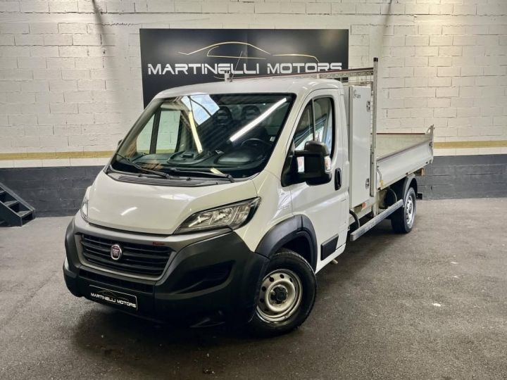 Commercial car Fiat Ducato Back Dump/Tipper body Benne III 3.5 Maxi L 2.3 Multijet 160ch Acier Pack Pro Nav + Coffre JPM Blanc - 4