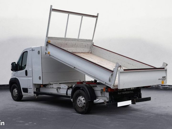 Commercial car Fiat Ducato Back Dump/Tipper body cc benne + coffre 3.5 maxi l 2.3 mtj 130 cv Blanc - 2