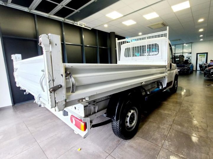 Commercial car Fiat Ducato Back Dump/Tipper body VU BENNE ALU 2.3 140ch JPM NAV PACK PRO 27000 TTC Blanc - 7