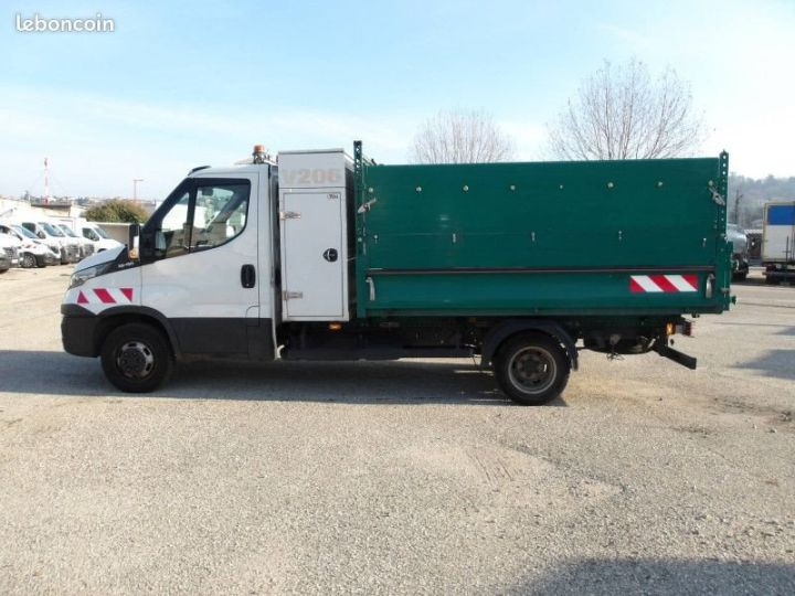 Commercial car Iveco Daily Back Dump/Tipper body 26990 ht 35c15 benne coffre réhausses paysagiste  - 3