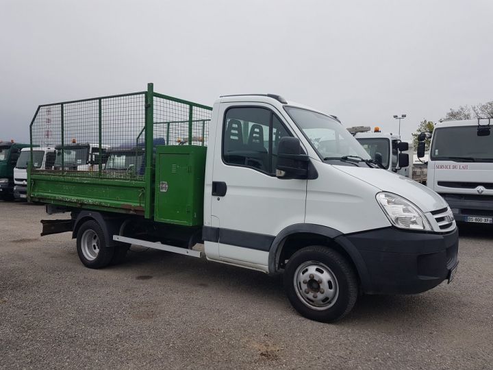 Commercial car Iveco Daily Back Dump/Tipper body 35 C 10 - 2.3 HPI - BENNE + COFFRE BLANC - VERT  - 4