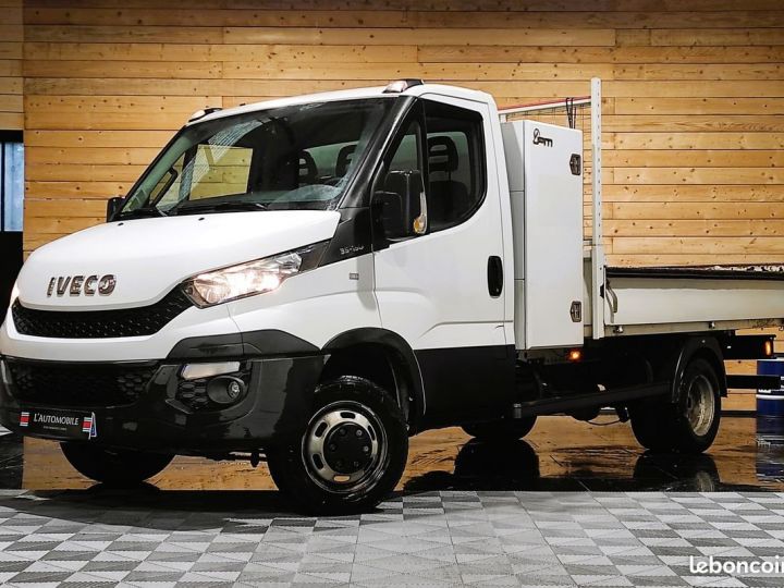 Commercial car Iveco Daily Back Dump/Tipper body 35c15 benne h2 330 Blanc - 1