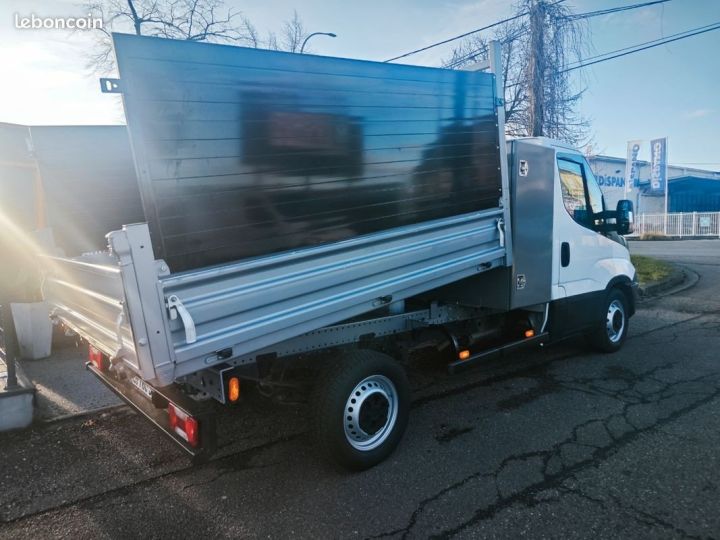 Commercial car Iveco Daily Back Dump/Tipper body Chassis-Cabine 35s11 benne coffre jpm Blanc - 2