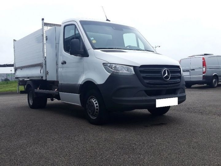 Commercial car Mercedes Sprinter Back Dump/Tipper body CCB 514 CDI 37 3T5 PROPULSION BENNE PRIX HT Blanc Arctique - 2