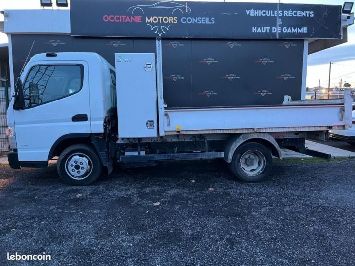 Commercial car Mitsubishi Canter Back Dump/Tipper body BENNE COFFRE 35C15 150ch Blanc - 3