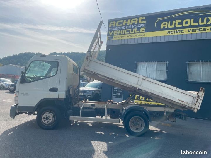 Commercial car Mitsubishi Canter Back Dump/Tipper body fuso benne 3.0 tdi 130 cv tva récupérable Blanc - 3