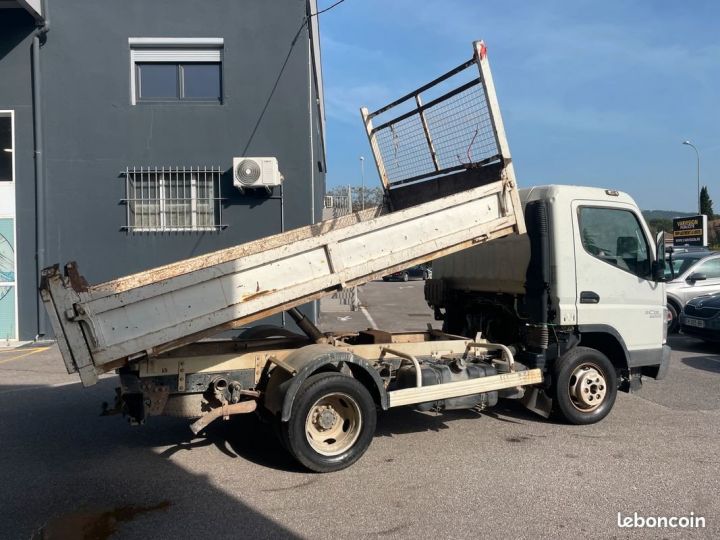 Commercial car Mitsubishi Canter Back Dump/Tipper body fuso benne 3.0 tdi 130 cv tva récupérable Blanc - 4