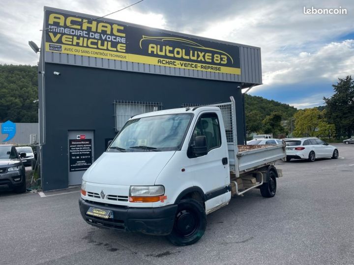 Commercial car Renault Master Back Dump/Tipper body benne 2.2 dci 90 cv Blanc - 1