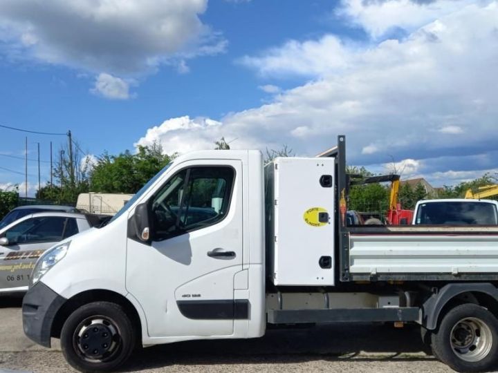 Commercial car Renault Master Back Dump/Tipper body Benne DCI 125 CAISSON Blanc - 2