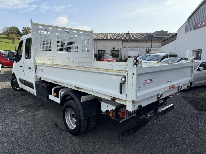 Commercial car Renault Master Back Dump/Tipper body BENNE PROPULSION DOUBLE CABINE 2.3 dCi 150 CONFORT 7PLC Blanc - 7