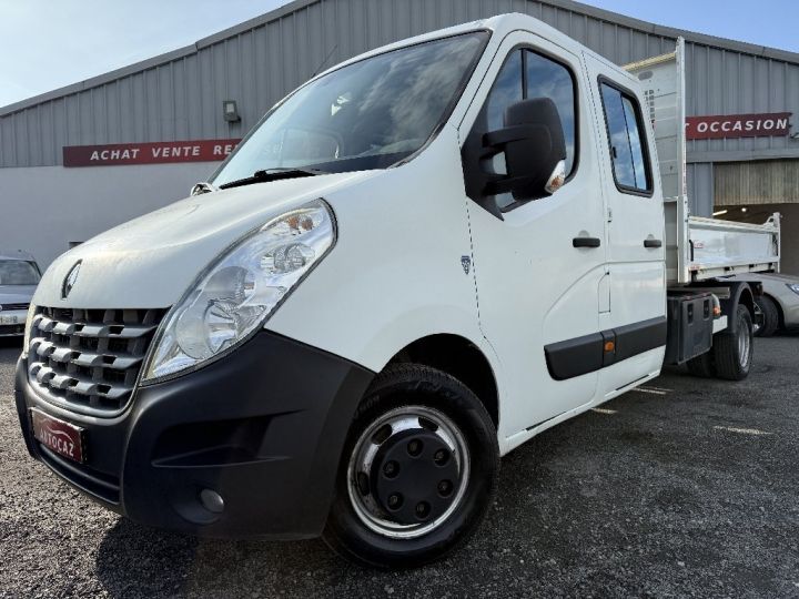 Commercial car Renault Master Back Dump/Tipper body BENNE PROPULSION DOUBLE CABINE 2.3 dCi 150 CONFORT 7PLC Blanc - 2