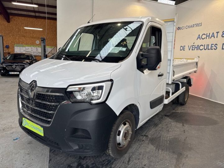 Commercial car Renault Master Back Dump/Tipper body III BENNE RJ3500 L2 PORTE A FAUX COURT 2.3 BLUE DCI 130CH EUROVI Blanc - 2