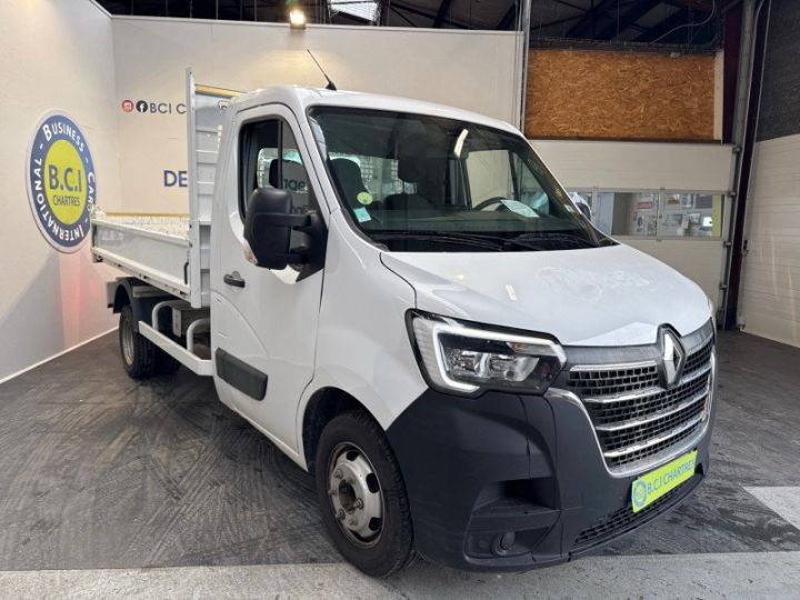 Commercial car Renault Master Back Dump/Tipper body III BENNE RJ3500 L2 PORTE A FAUX COURT 2.3 BLUE DCI 130CH EUROVI Blanc - 3