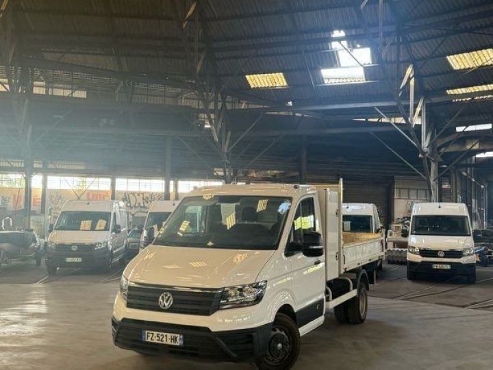 Commercial car Volkswagen Crafter Back Dump/Tipper body benne 2021 TDI 177cv Blanc - 1