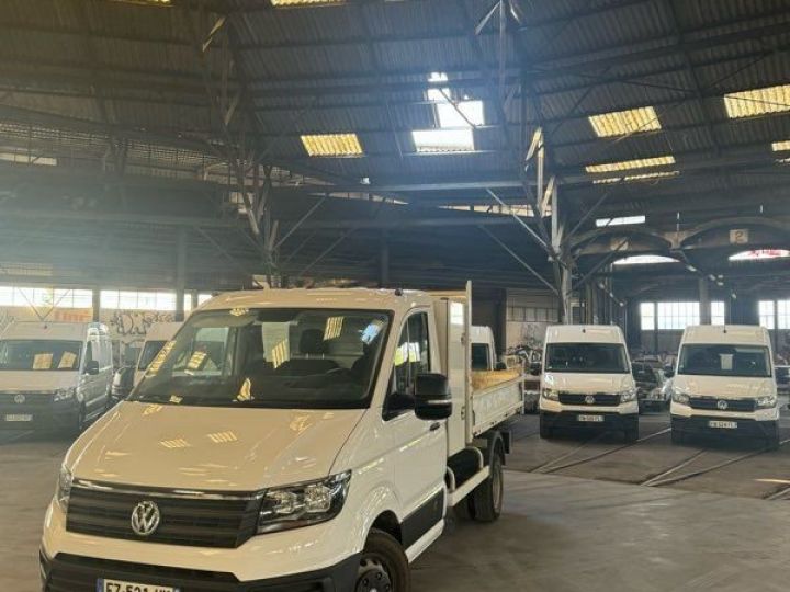 Commercial car Volkswagen Crafter Back Dump/Tipper body benne 2021 TDI 177cv Blanc - 5