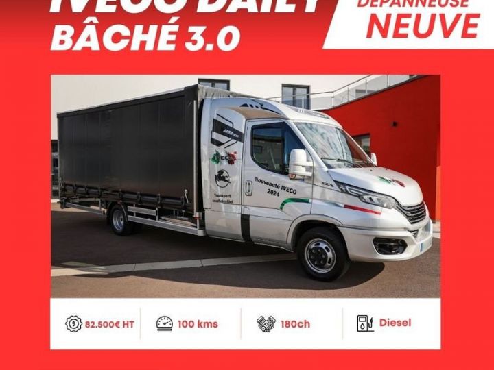 Commercial car Iveco Daily Breakdown truck body 3.0 180ch porte voiture dépanneuse bâchée  - 1