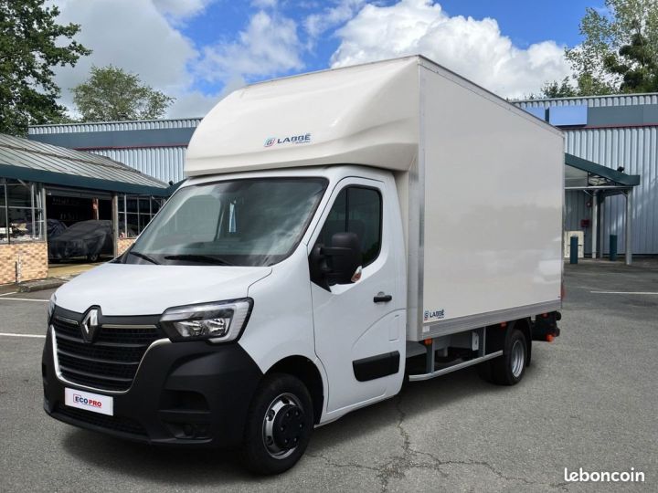 Commercial car Renault Master Chassis cab 20m3 Confort Chassis Cabine L4 Hayon 3,5T Blue DCI 165 Euro VI Propulsion Roues Jumelées Leasing Blanc - 2