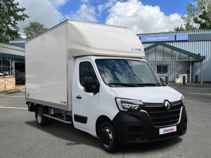 Commercial car Renault Master Chassis cab Renault Master 20m3 Confort Chassis Cabine L4 Hayon 3,5T Blue dCI 165 Euro VI propulsion Roues Jumelées - Leasing Blanc - 3